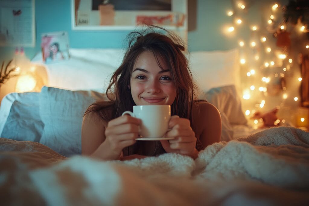 Té para quemar grasa por la noche